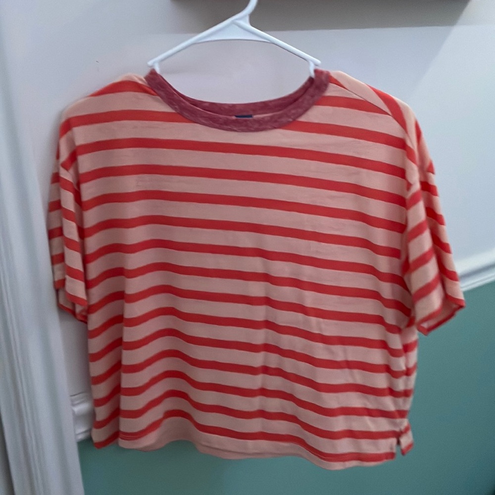 striped t-shirt🧡💛